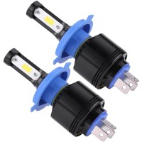 1 Pasang Lampu Kepala Mobil LED H4 72W 4000LM 6500K
