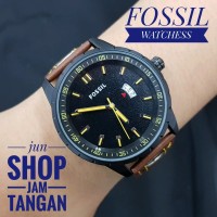 Best seller jam tangan fossil untuk pria leather diameter kecil jun s