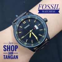 jam tangan fossil untuk pria leather diameter kecil jun shop jam tan