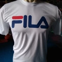 kaos distro FILA putih