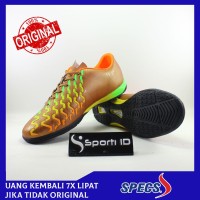 Sepatu Futsal Specs Swervo Rasta IN Bronze Rainbow 400458 Original