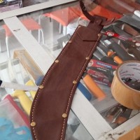 Sarung kulit asli pisau victorinox tramontina dll size 36 cm