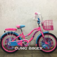SEPEDA ANAK PEREMPUAN MINI PACIFIC ASTINA UKURAN 20 UNTUK REMAJA