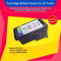Cartridge Tinta Bekas Canon CL-57 Color, Printer Cannon E400 E460