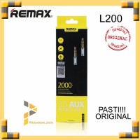 Best REMAX Aux Audio Cable Kabel Audio 2 Meter RL-L200 Cable 3.5mm
