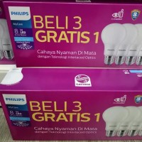 LAMPU PHILIPS LED MYCARE 8 WATT PAKETAN