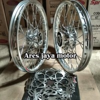 velg pariasi ring 17 silver untuk motor Suzuki Satria Fu