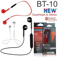 Promo !!! Bluetooth Handsfree / Headset / Earphone Bt-10 Stereo Best