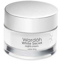 Wardah White Secret Night Cream Krim Malam Wajah 30gr