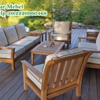 Jual Teak Furniture Sofa Outdoor Minimalis Modern