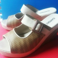 Sepatu Wedges Garsel Bandung Wanita No 37 Preloved baru 1x pakai