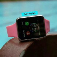 Jam Oktagon Smartwatch Pink