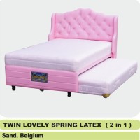 SPRING BED TWINO BIGLAND TWIN LOVELY SPRING LATEX 120 (SET)