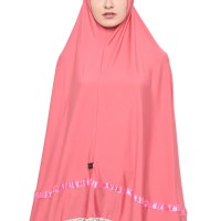 KERUDUNG PEREMPUAN/HIJAB INSTAN/JILBAB CEWEK WARNA PUTIH JNE 018