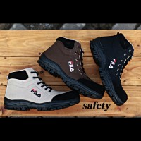 SEPATU BOOT SAFETY FILA ADVENTURE HIKING UJUNG ADA BESI