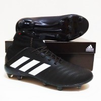 SEPATU BOLA Adidas PREDATOR Boots 18 FG Grade Ori (Black White)