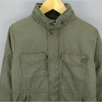 gap military jacket with hidden hood