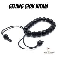 Gelang Serut Batu Giok Hitam Kode LM 01