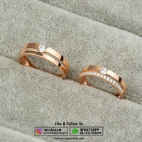 Cincin Kawin Perak, Couple, Nikah, Pasangan, Perhiasan No.515