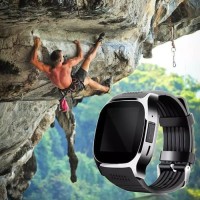 Jam Smartwatch T8 Kamera Support Sim Card Bluetooth Mp3 Pedometer