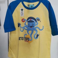 kaos raglan anak cowok kuning-biru