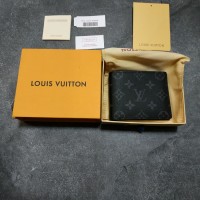 Dompet pria louis vuitton monocrome grade original