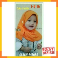 Pashmina anak merk HILZEA 1-5 th/pashmina instan/Jilbab anak