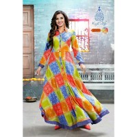 Dress laris Kajal Style rayon kurti maxi dress import india
