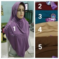Jilbab Instan RAZWA Kancing Bahan Jersey