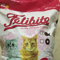 Felibite 500gr (Ikan) Makanan Kucing Murah Kering Repack Dry Cat Food