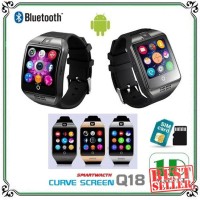 Eksklusif Smartwatch Q18 Support Bluetooth SIM Card dan Micro SD -