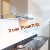 kitchen set apartemen jakarta aica cokelat granit