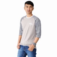 T Shirt/Kaos/baju Reglan Salur Distro Provider 36839 Original
