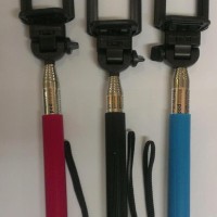 Premium Custom Selfie Stick / Tongsis By Yunteng Warna Hitam Premium