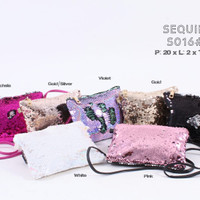 Tas Selempang Sequin Impor.. Tas nge Trend jaman Now