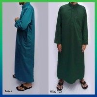 baju muslim gamis pria jubah arab kemeja hem gamis pakistan toska