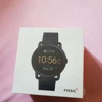 fossil jam qwonder smartwatch rubber black