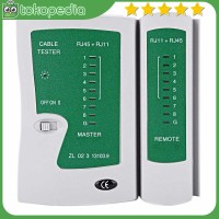 Tester Kabel Jaringan RJ45 RJ11 RJ12 CAT5 UTP