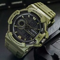Jam Tangan Pria Digitec Original Dual Time Aktif - Lamborghini Guess