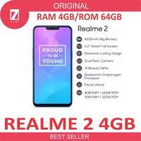 RealMe 2 Ram 4GB Internal 64GB- Garansi Resmi OPPO Real Me 2