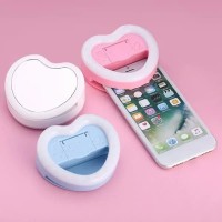 RING LIGHT SELFIE RING LOVE 3 IN 1 BEAUTY CLIP LAMPU SELFIE - FI012