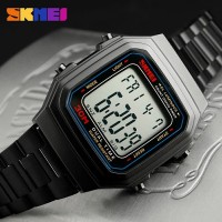 Jam tangan wanita skmei original anti air model casio segi kotak