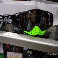 kacamata cross 100 % Goggle Hitam