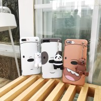 Infinix Note Hote Zero 1 2 3 4 5 Plus Pro BARE BEAR GANTUNGAN CASE