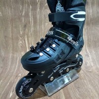 SEPATU RODA ANAK POWER KING BLACK