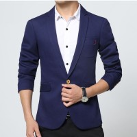 Fashion Pria - Jas Pria Cool Blue Korean Style