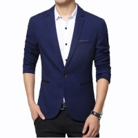 Fashion Pria - Jas Pria Cool Blue Elegant Korean Style