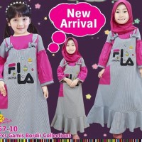 Best Seller Little Pineapple Baju Muslim Anak Gamis Fila 857 10