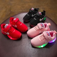 JUNASHOP.12 SEPATU ANAK NIKE JARING LAMPU LED SIZE 21-25