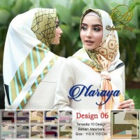 Hijab Segi Empat Naraya Adeeva Square Hijab Jilbab Segiempat Tudung 06